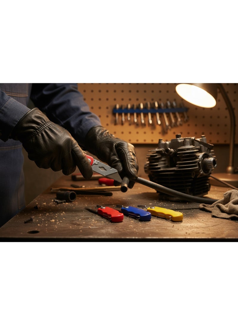 Random Color Utility Knife – Retractable Sharp Hook Cutter for Plastic, Acrylic, Cardboard, and Cable – Durable Carbon Steel Blade & Ergonomic Handle for Home, Office, and DIY Use - Image 3