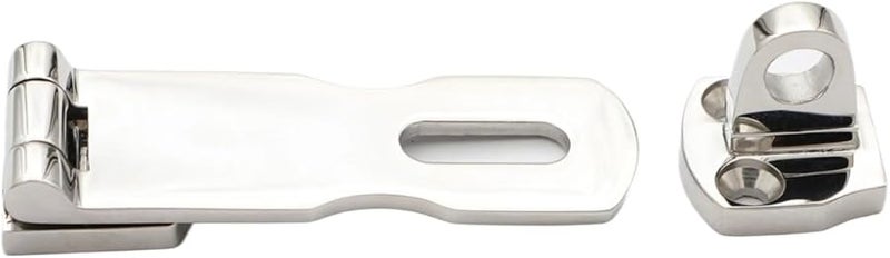 Stainless Steel Boat Latch 2 Piece Marine Swivel Hasp Lock for Door Window Hatch Cabinet - Image 2