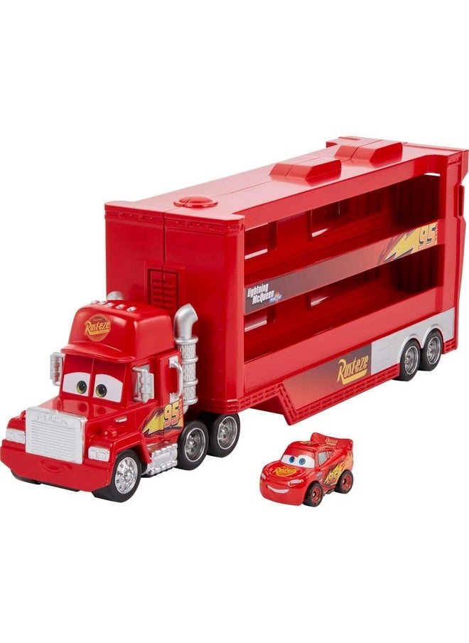 Disney Car Toys Mack Mini Racers Hauler & 1 Mini Toy Car Toy Transporter Truck Holds 18 Minis Collectible Set - pzsku/ZCBDFE9F1CF522B90CC86Z/45/_/1697273492/b6b76f7c-dd7e-4217-97e1-c06a2aa81716