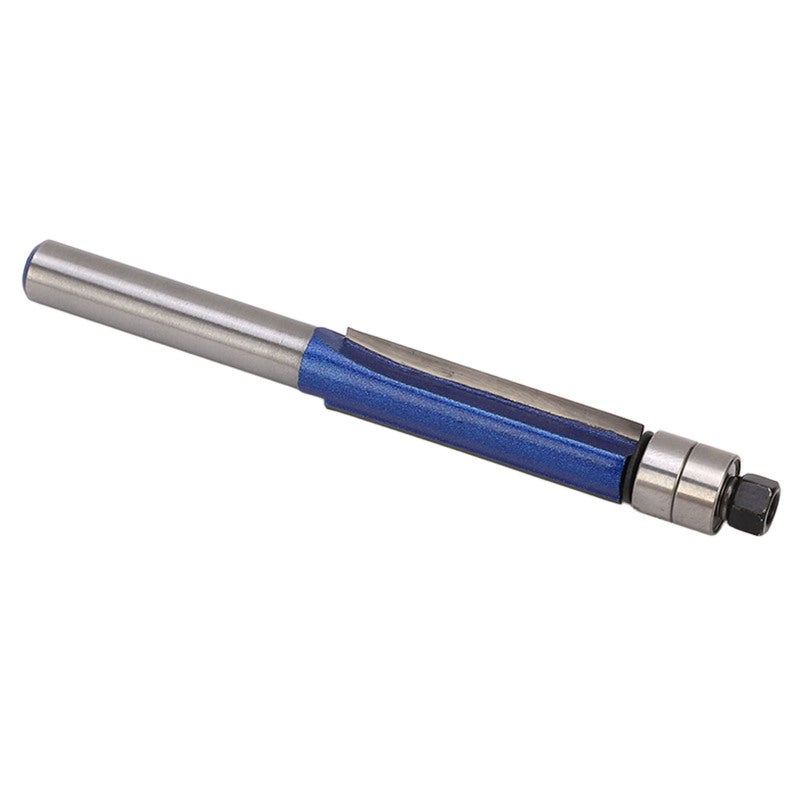 Flush Trim Router Bits: 2-Bearing Cemented Carbide Rust-Resistant Paint Coating - Silky Stable Operation Router Bearing Bits for Softwood Hardwood Pattern Stencil Woodworking - Image 2