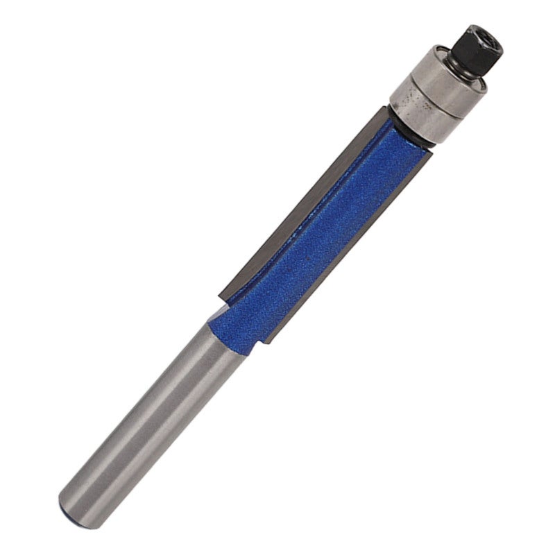 Flush Trim Router Bits: 2-Bearing Cemented Carbide Rust-Resistant Paint Coating - Silky Stable Operation Router Bearing Bits for Softwood Hardwood Pattern Stencil Woodworking - Image 3