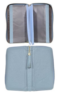 Excefore Genuine Leather Credit Card Holder Zipper Wallet, RFID Blocking Secure Card Case, Leather Card Case Organizer with 60 Card Slots, Suitable for Women Girl Perfect Gift  - Image 5