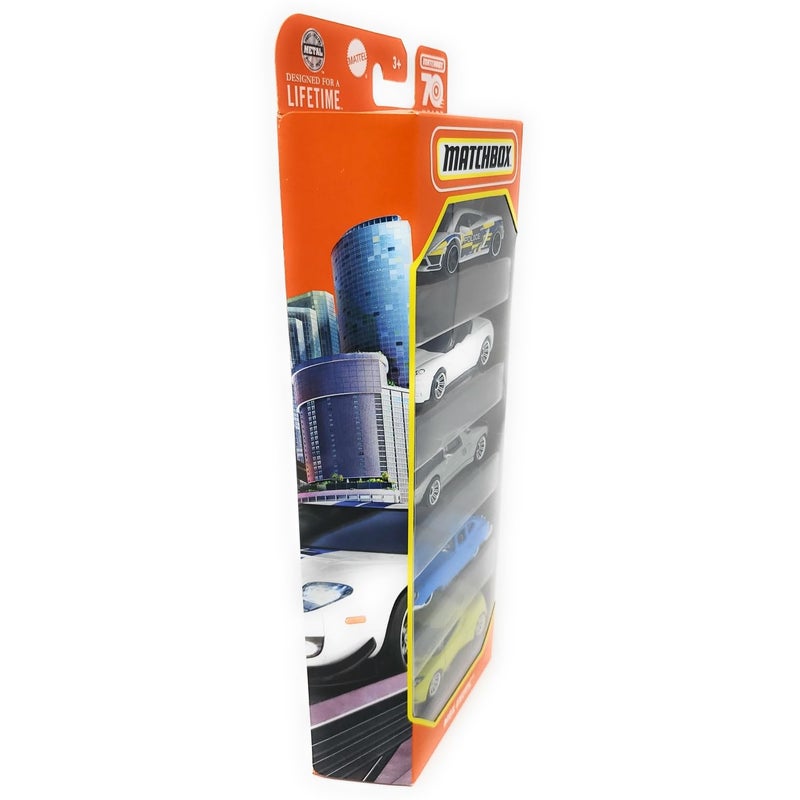 Matchbox MBX City Drivers 5 Pack Set (1:64 Scale) - Image 3