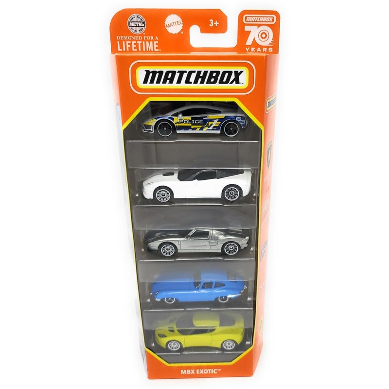 Matchbox MBX City Drivers 5 Pack Set (1:64 Scale) - Image 1