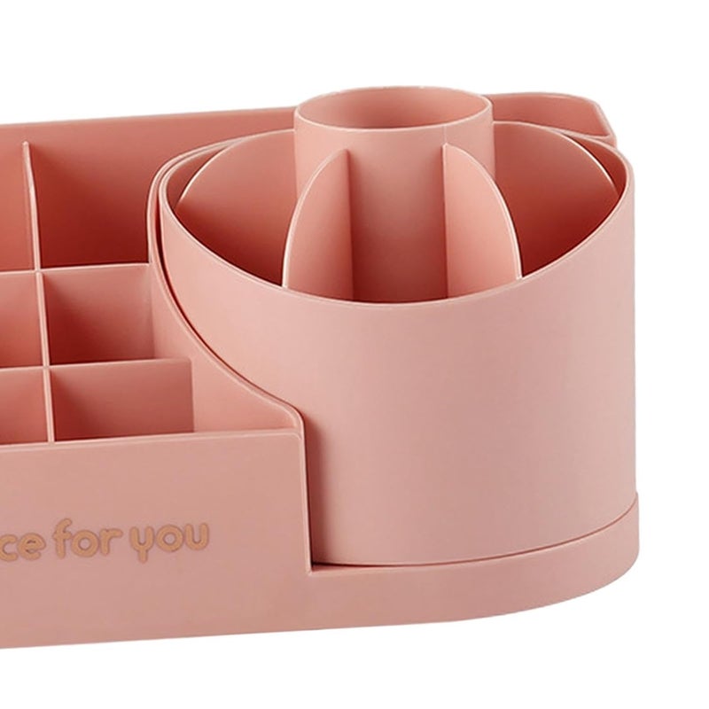 Shrux Large Capacity Cosmetic Storage Box Makeup Drawer Organizer, Home Office Table Storage Container, Stationary Item Desktop Organizer, Desktop Sundries Storage Box,women accessories storage self - Image 2