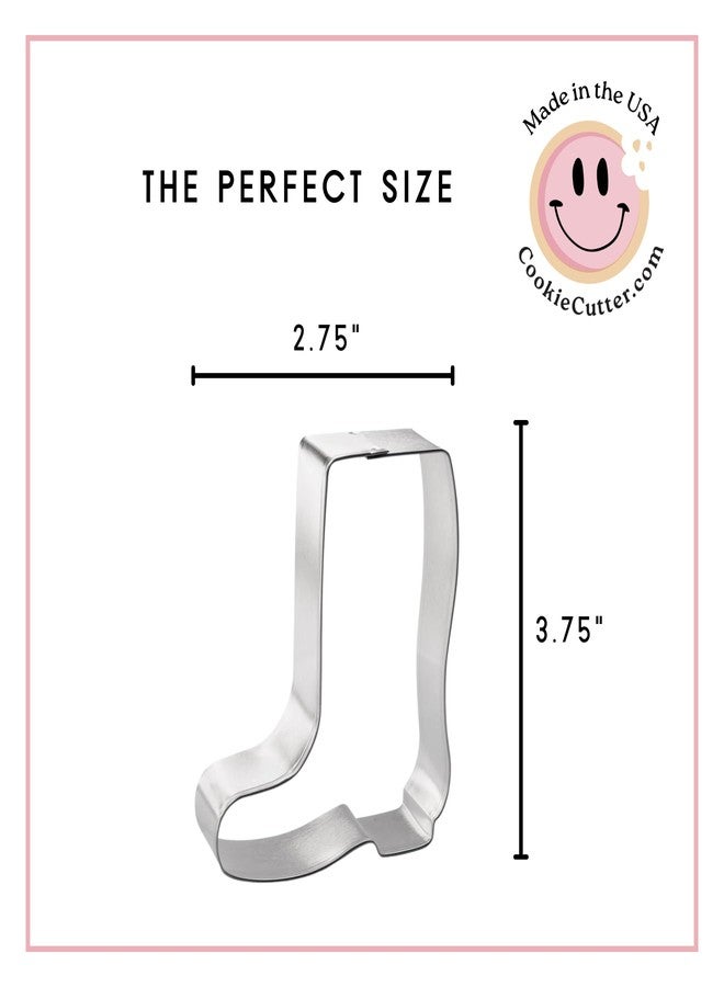 Foose Rainboot Cookie Cutter 3.5 Inch - Made in the USA - Foose Cookie Cutters Tin Plated Steel Rainboot Cookie Mold - Image 4