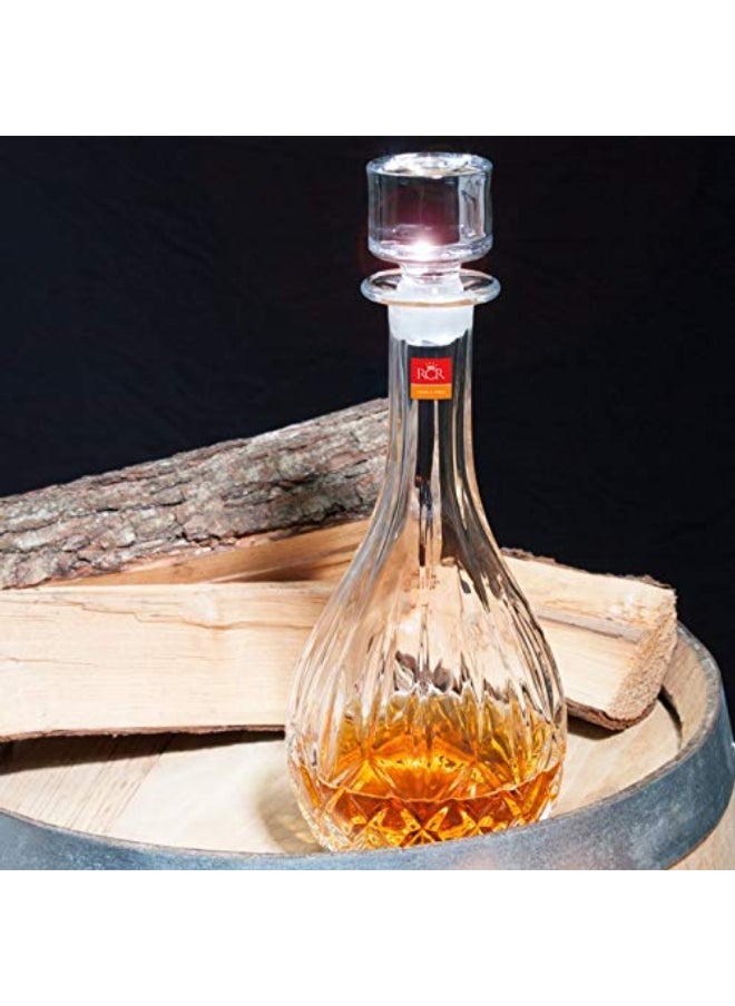 RCR Opera Elegant Design Luxion Eco Crystal Glass Decanter Clear 900 ml 51490020106  - Image 2
