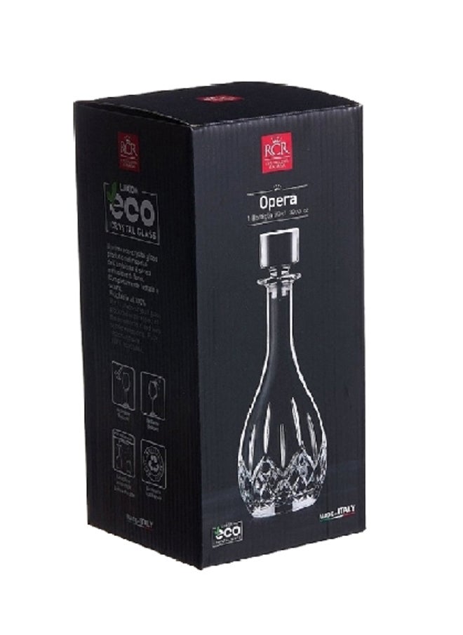 RCR Opera Elegant Design Luxion Eco Crystal Glass Decanter Clear 900 ml 51490020106  - Image 3