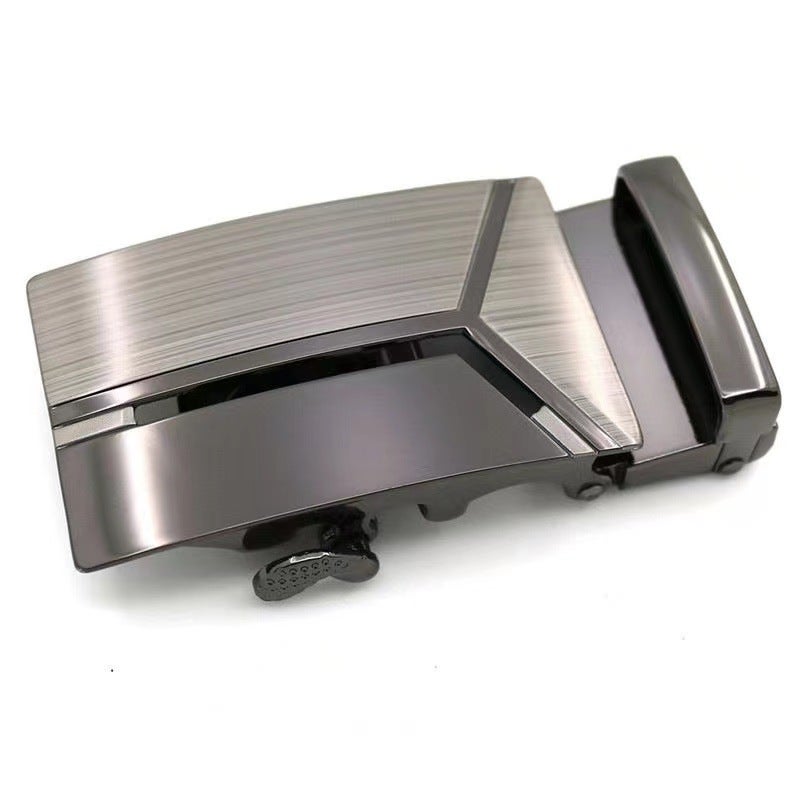2023 Trendy Mens Alloy Belt Buckle 3.5CM Gunmetal y-shaped [without belt] 