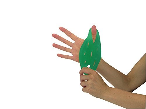 THERABAND Hand Xtrainer NonLatex Hand Exerciser for Progressive Hand Therapy Strengthen Fingers Hands and Forearms Grip Trainer Strengthener Helps Relieve Joint Pain Green Medium Intermediate - Image 3