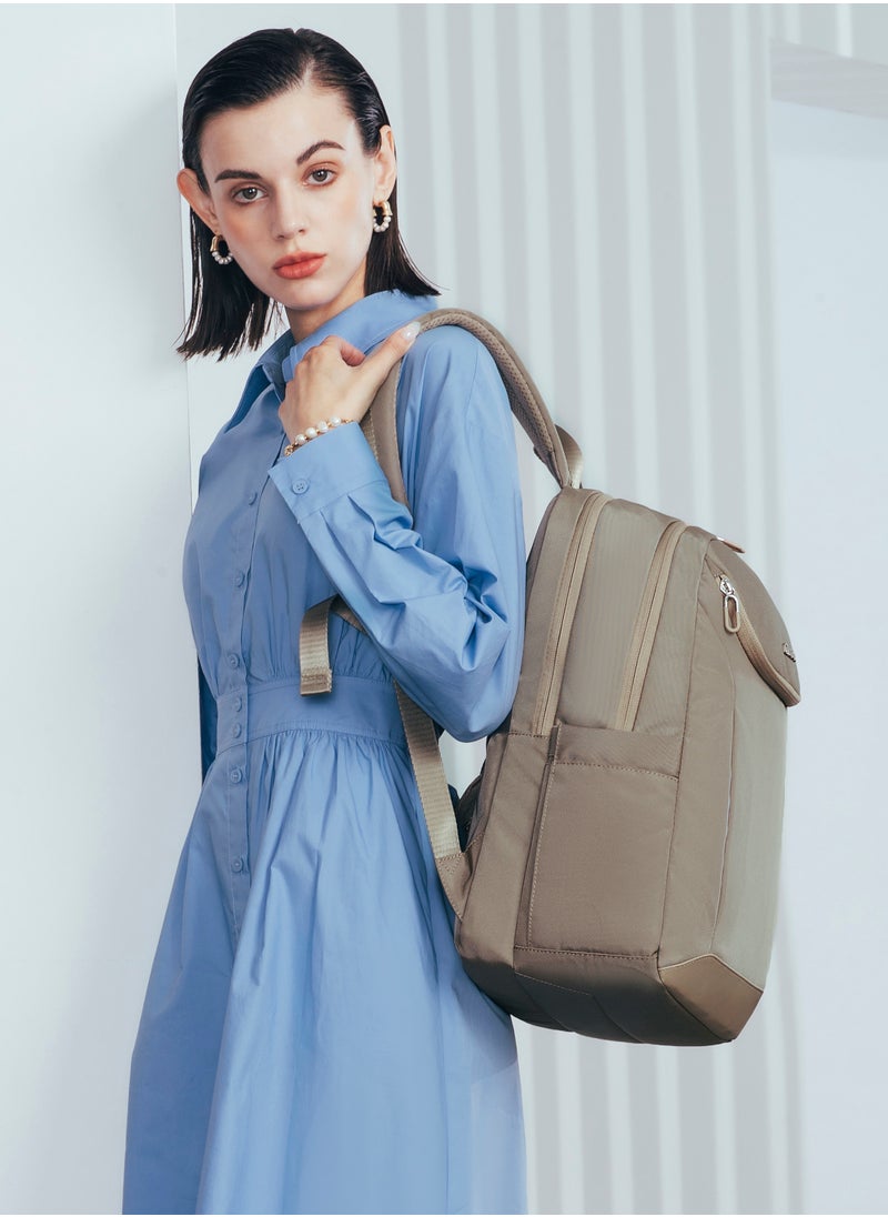 Chantria Premium Durable Lightweight Laptop Backpack for Women Water Resistant Multifunctional Daypack for Casual Office School Travel, CB00638-Khaki  - Image 5