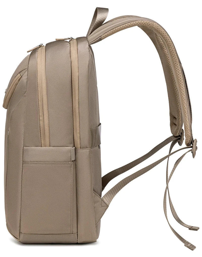 Chantria Khaki Premium Durable Lightweight Laptop Backpack for Women Water Resistant Multifunctional Daypack for Casual Office School Travel, CB00638, Khaki for Women | Best Price UAE