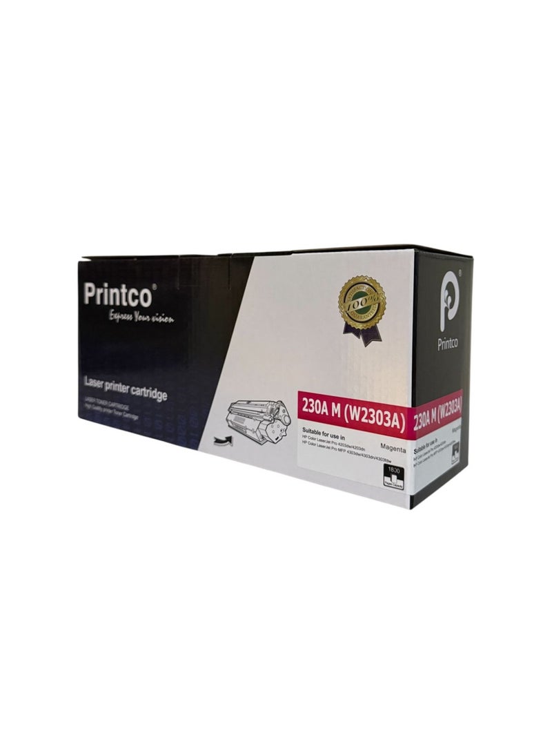 Printco compatible HP Toner 230A Magenta W2303A M420 - Image 4