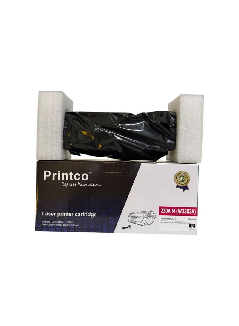 Printco compatible HP Toner 230A Magenta W2303A M420 - Image 1