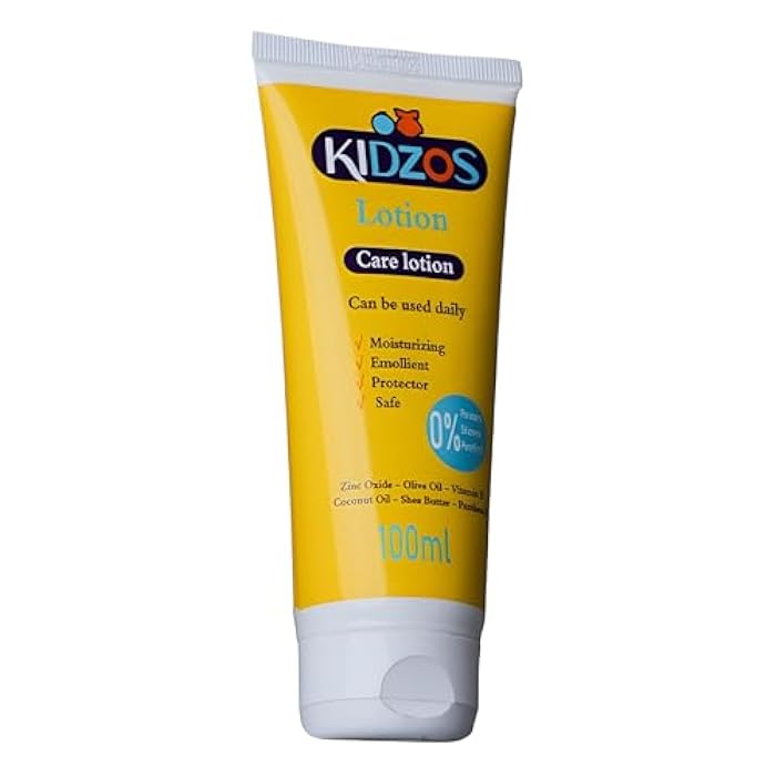 Kidzos Lotion Moisturizing,Emollient,Protector&Safe 0% Paraben&Silicones,0% Paraffin Oil-100ml - Image 1
