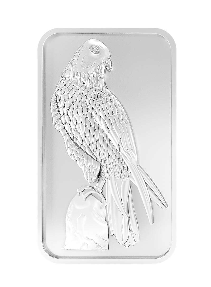 BTC 100g Silver Ingot - Falcon - Image 2