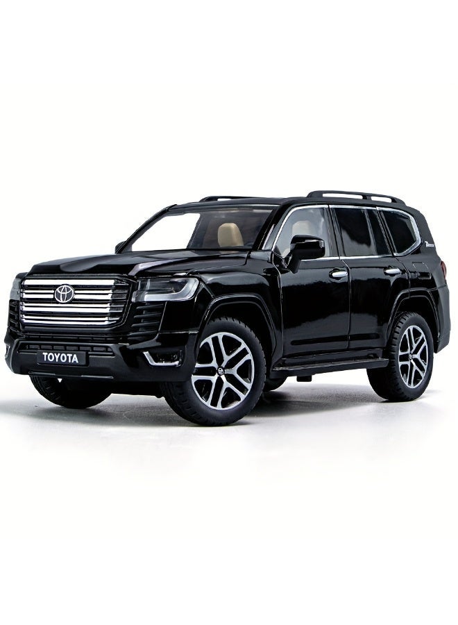 TOYOTA 1:24 Scale Toyota Land Cruiser Die-Cast Model Car – Alloy SUV with Pull-Back Action, Zinc Alloy Body Collectible Toy for Enthusiasts and Hobby Collectors - Image 1