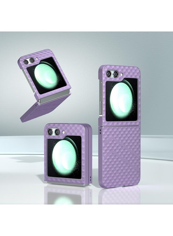 S-TOP Case For Samsung Galaxy Z Flip5 5G Wave Pattern Matte PC Phone Case - Image 2