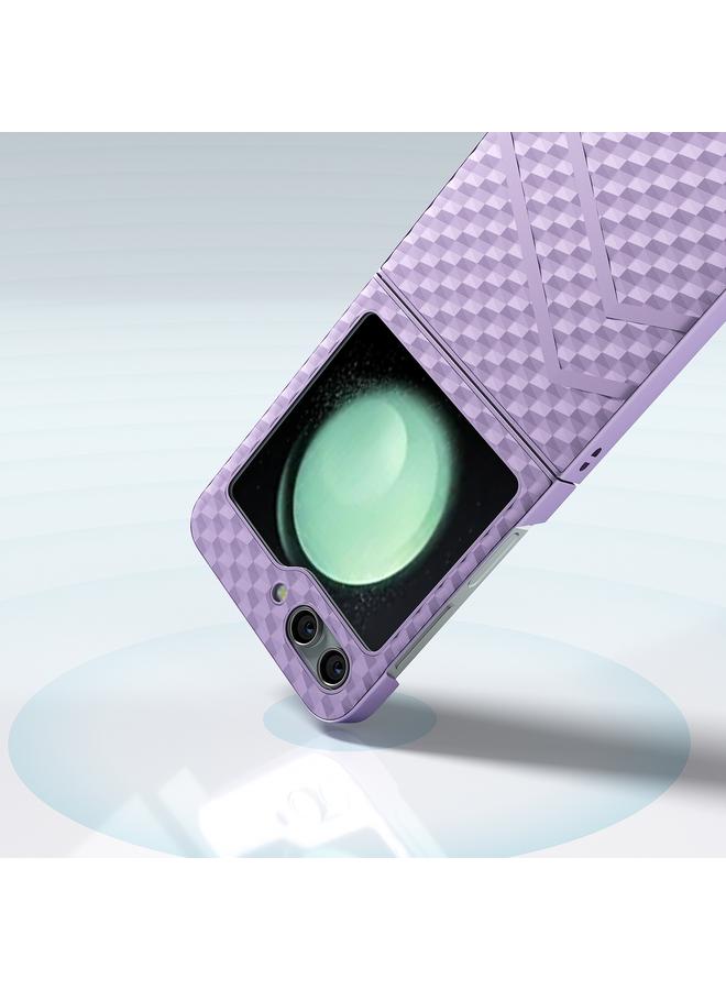 S-TOP Case For Samsung Galaxy Z Flip5 5G Wave Pattern Matte PC Phone Case - Image 3