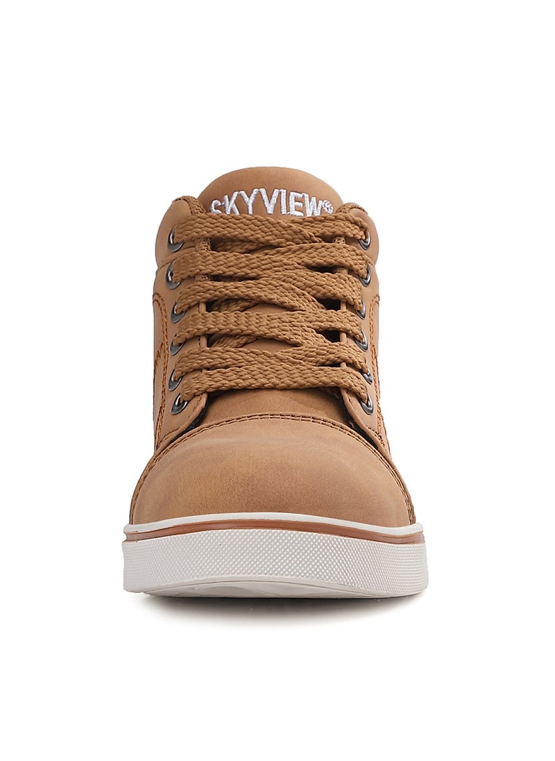 Sky View Sky View Boys Girls High-Top Sporty Stylish Athletic Fashion Sneakers for Walking Running & Streetstyle for Toddlers/Little Kids  - Image 3