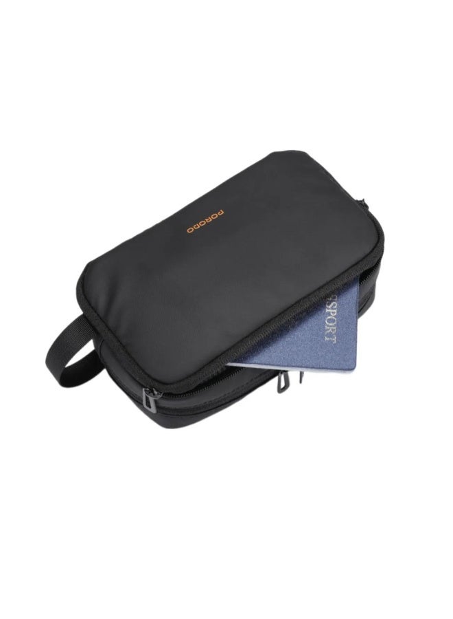 Porodo Lifestyle Ultralite Organizer Pouch – Water-Repellent Dual Compartment Storage - Image 3