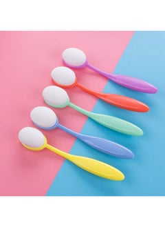 Yoseng Craft Ink Blending Brushes 5 Colorful Pack Set Broad Application Assortment Crafter Color Coded Handles(Rainbow 3)  - Image 3