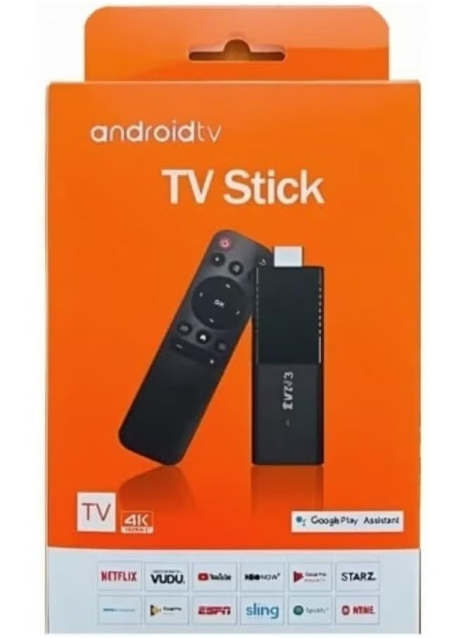 Generic - TV Stick TVR3 Remote Control, 2GB RAM + 16GB ROM, 1080P HDR, 4K Portable Streaming Media Player, Android 12.1, Quad-Core, 4G/5G WiFi, Google Assistant - Image 1