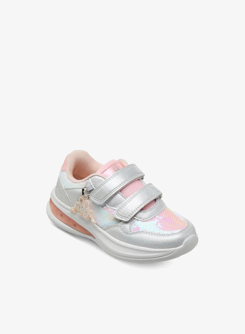 كابا Sports Shoes With Hook & Loop Closure, Light-Up Pattern