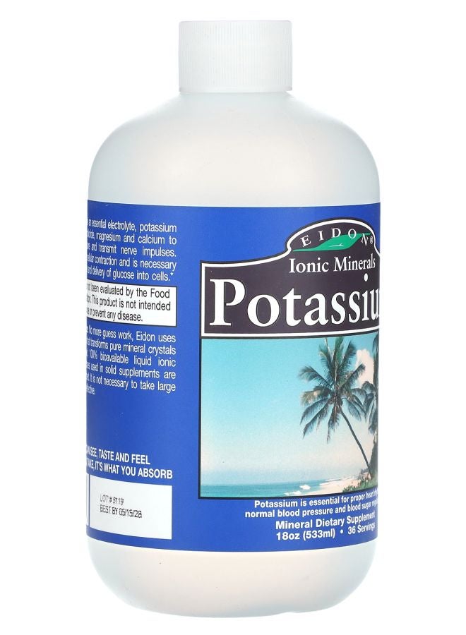 Eidon Ionic Minerals Ionic Minerals Potassium 18 oz (533 ml) (99 mg per Serving) - Image 2