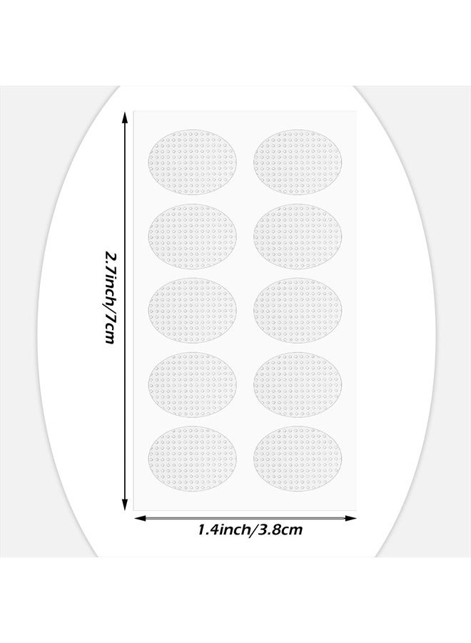 Outus 480 Pcs Earring Stickers for Split Earlobes Ear Stickers for Heavy Earrings Support Protectors Patches Large Earring Stabilizers Stickers Ear Lobe Saver Lifts - Image 2