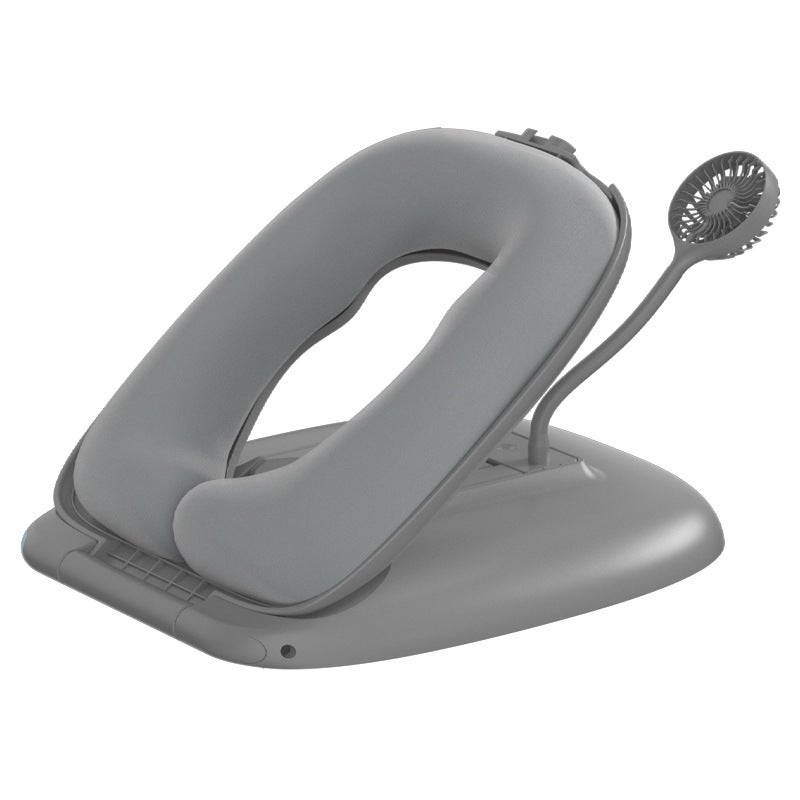إسكدنيا Cooling Fan Nap Pillow for Students【Manager recommended】 Folding nap pillow-gray with fan 【Manager recommended】 Folding nap pillow-gray with fan