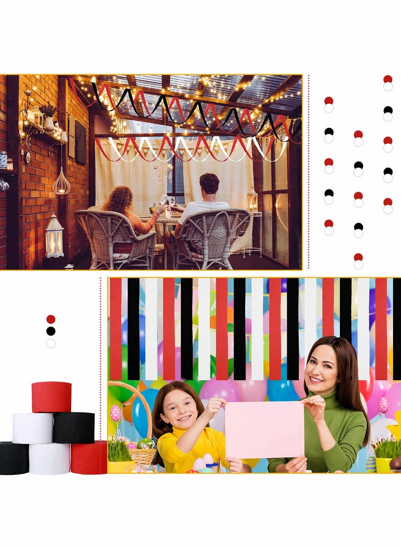 Excefore Crepe Paper Streamer Rolls Backdrop DIY Decor for Party Decor Art Project Supplies Birthday Celebration 9Pieces - Image 3