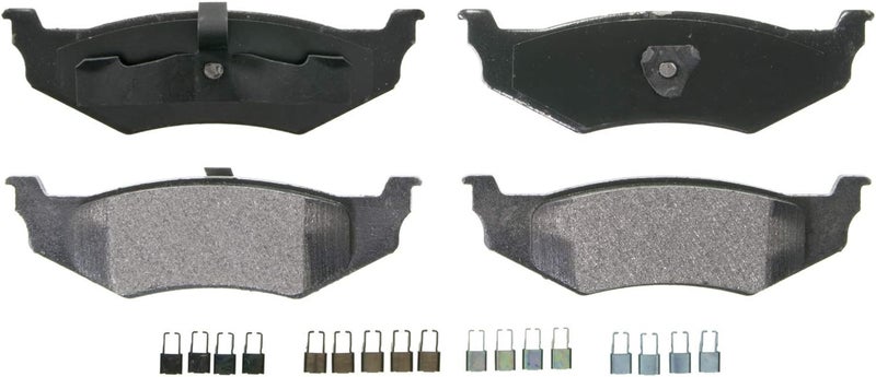 Wagner QuickStop ZX782 Semi-Metallic Disc Pad Set, Rear - Image 1
