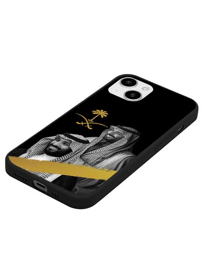 Okteq - TPU Protection and Hybrid Rigid Clear Back Cover Case Mohammed Bin Salman for Apple iPhone 14 Plus - Image 1