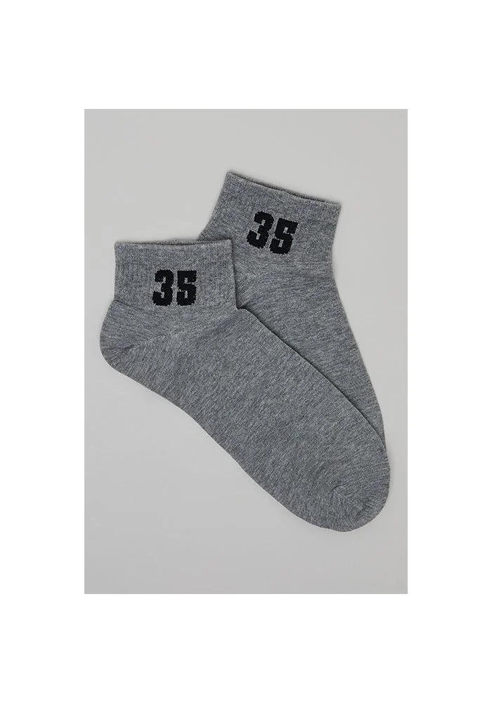 أر أند بي 3 Pack Printed Ankle Socks