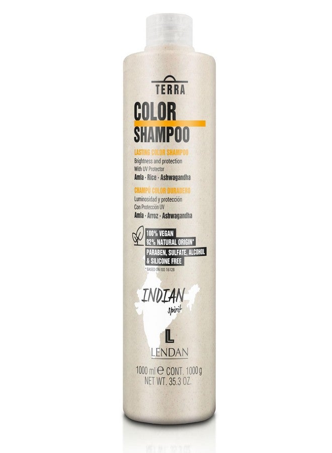 Lendan - Colored Hair Shampoo - Terra Color Shampoo - 1000 ml - Prevents Color Oxidation and Prolongs Its Duration - Adds Brightness and Protection - Strengthens Hair - Shiny Hair - Vegan - Image 1
