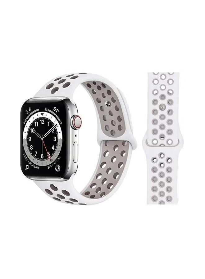 vesus Replacement Band For Apple Watch Series 6/SE/5/4/3/2/1 White Lavender