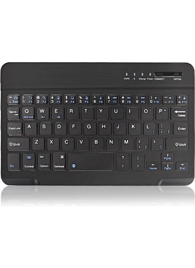 DUHALINE - Samsung Galaxy Tab Active 2 SM-T390 Compatible Bluetooth Tablet Keyboard Mini Slim Rechargeable Wireless Keyboard - Image 1