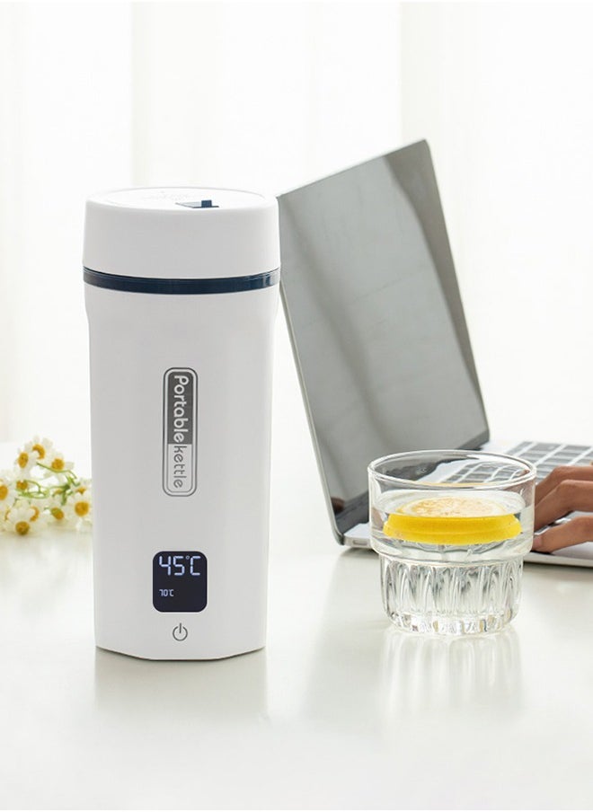 XiuWoo - Multifunction Portable Electric Kettle for Boiling Water 550ML Insulation Travel Beaker Tea Kettle Hot Water Boiler Stainless Steel Automatic Shut Off for Making Tea Coffee Baby Milk - Image 1