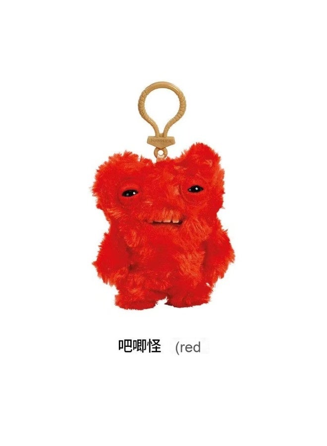 Fuggler Big Teeth Cute Tooth Monster Pendant Funk Tooth Treasure Ugly Monster Doll Plush Keychain
