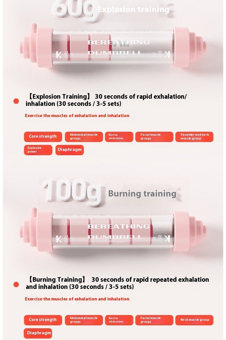 Fitness Silicon Lung Capacity Trainer Portable Breathing Training Device Sports Lung Breathing Trainers - Image 2