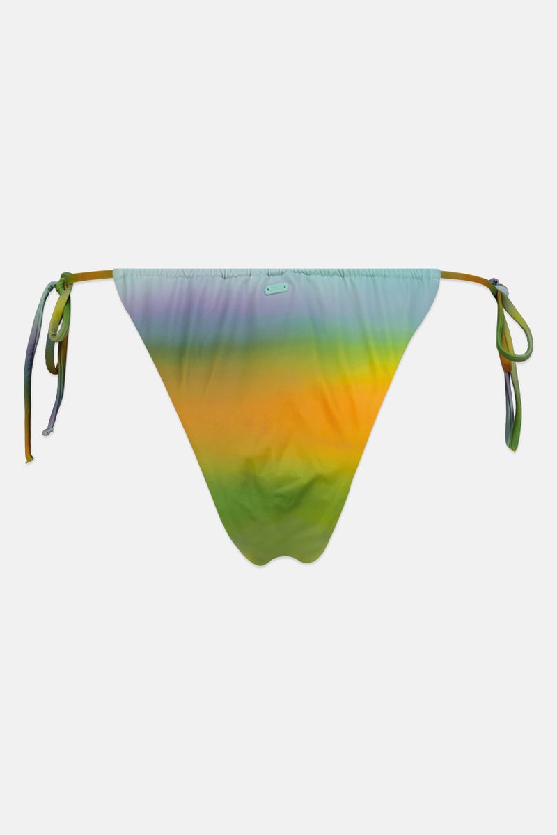 Pull & Bear Women Brand Logo Tie Closure Swimwear Bikini Bottom, Multicolor - Image 2