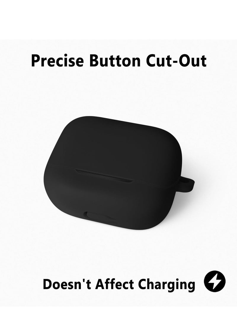 Silicone Case for Anker Soundcore K20i Protective Cover with Carabiner (Black) - Image 4