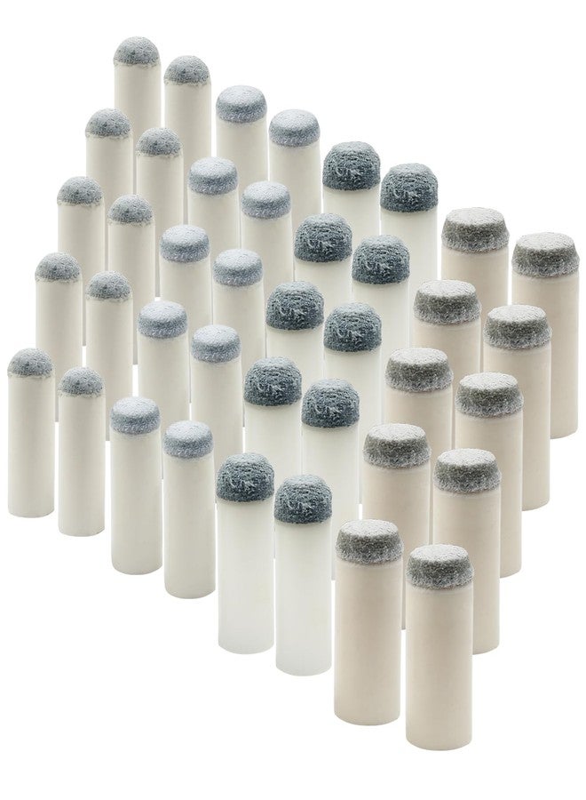 Coufce 40pcs Slip On Pool Cue Tips Replacement Billiard Cue Tips Pool Stick Tips 4 Sizes (9mm, 10mm, 12mm, 13mm) - Image 1