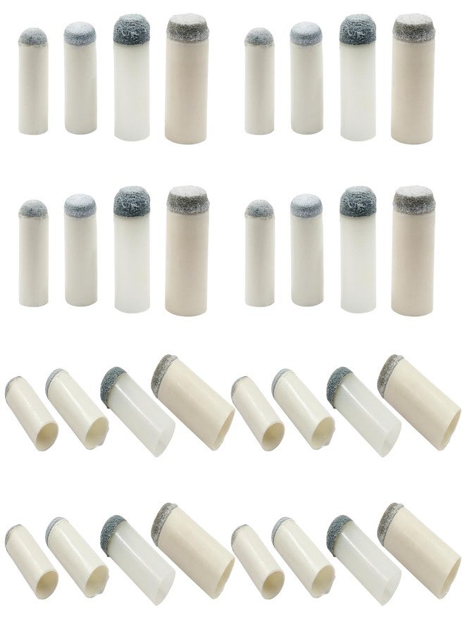 Coufce 40pcs Slip On Pool Cue Tips Replacement Billiard Cue Tips Pool Stick Tips 4 Sizes (9mm, 10mm, 12mm, 13mm) - Image 5
