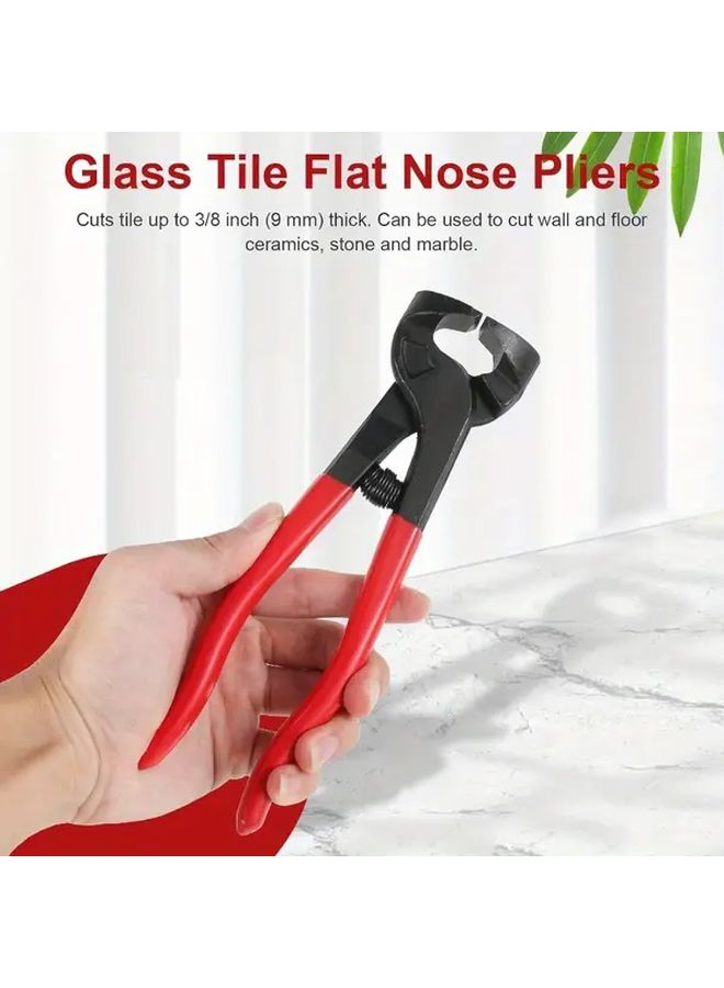 Heavy Duty Glass Tile Pliers With Soft Grip Handle 1pc For Ceramic Stone Metal - Image 4