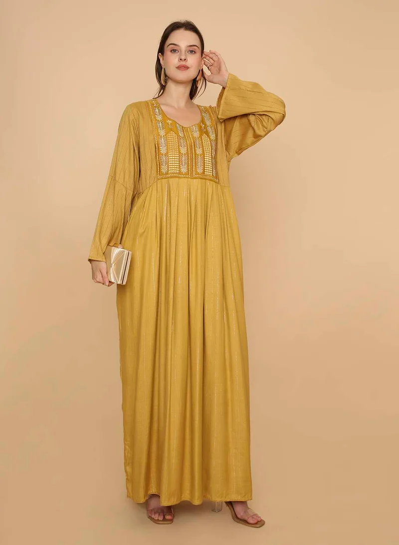 HANA & SARA Womens arabic kaftan jalabiya dress for women