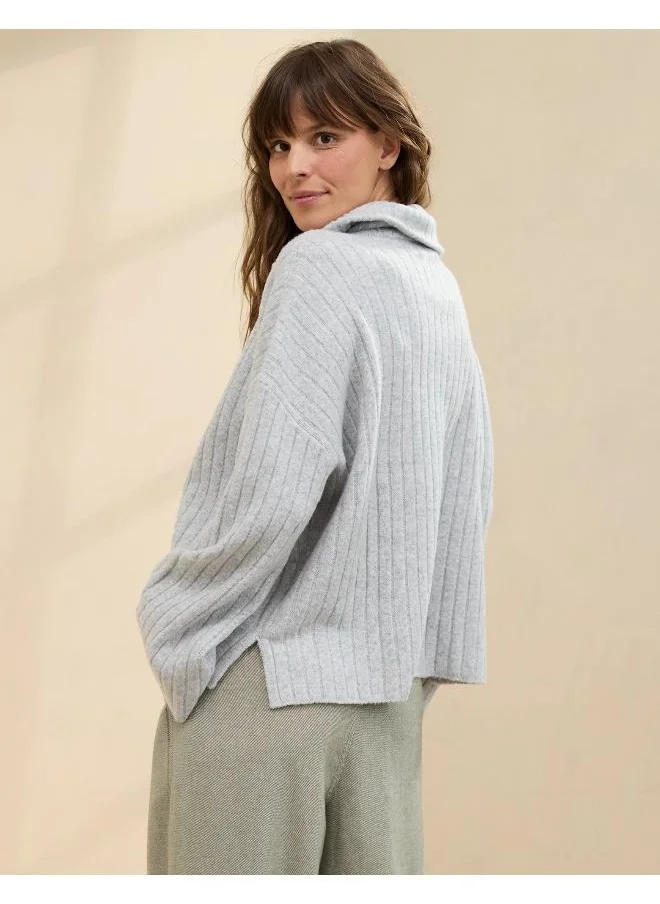 آري من امريكان ايجل Aerie Unreal Ribbed Cardigan