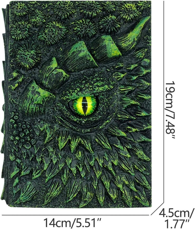 comfrt Embossed Leather Journal Writing Notebook - Antique Handmade, Diary A5 Notepad Sketchbook Travel to Write in, Journal Notebooks Lined Paper Hardcover, Dragon Gifts for Women & Men - Image 3