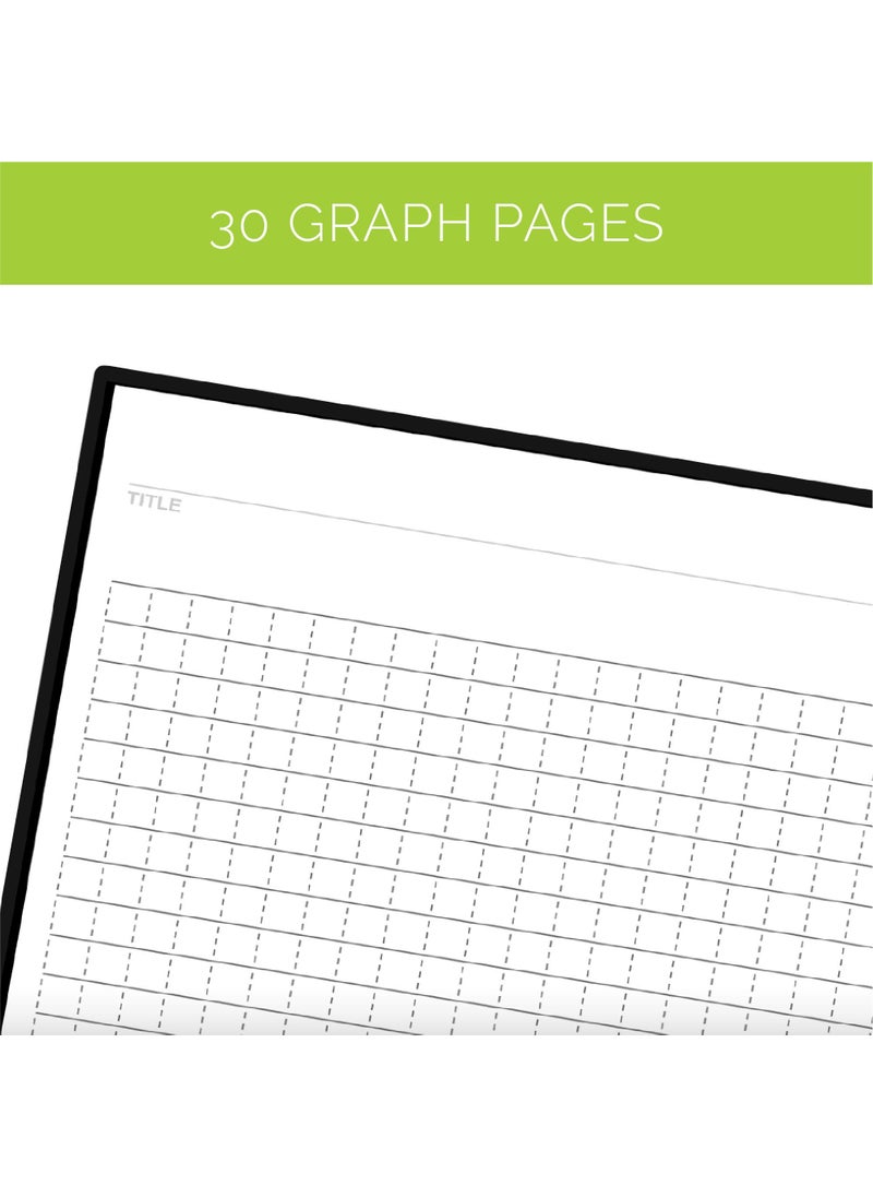 Rocketbook Rocketbook Matrix Smart Reusable Graph Notebook | Eco-friendly, Digitally Connected Isometric Notebook | infinity Black, Letter Size (8.5" x 11") with Pen, Cloth, and App Included  - Image 2